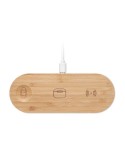 RECPAD Chargeur sans fil 3 en 1 15W Couleurs : bois personnalisable avec votre logo