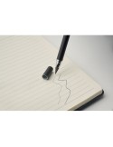 RINBOOK Cahier A5 support de téléphone Matières : papier recyclé Couleurs : noir accessoire événementiel unique