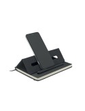 RINBOOK Cahier A5 support de téléphone Matières : papier recyclé Couleurs : noir cadeau client original