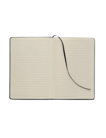 RINBOOK Cahier A5 support de téléphone Matières : papier recyclé Couleurs : noir goodies publicitaire durable