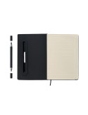 RINBOOK Cahier A5 support de téléphone Matières : papier recyclé Couleurs : noir goodies publicitaire événementiel