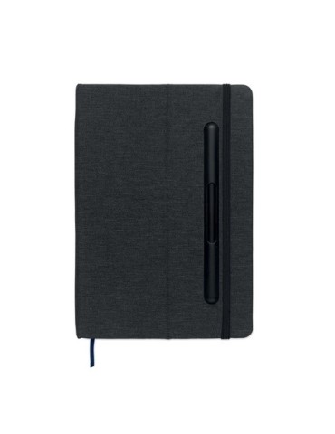 RINBOOK Cahier A5 support de téléphone Matières : papier recyclé Couleurs : noir cadeau collaborateur premium