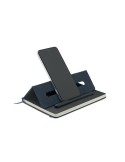 RINBOOK Cahier A5 support de téléphone Matières : papier recyclé Couleurs : bleu marine goodies entreprise design