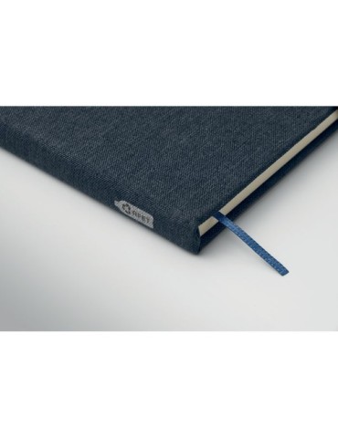 RINBOOK Cahier A5 support de téléphone Matières : papier recyclé Couleurs : bleu marine personnalisable avec votre logo