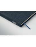 RINBOOK Cahier A5 support de téléphone Matières : papier recyclé Couleurs : bleu marine personnalisable avec votre logo