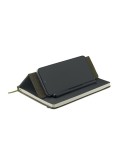 RINBOOK Cahier A5 support de téléphone Matières : papier recyclé Couleurs : vert foncé marquage laser ultra précis