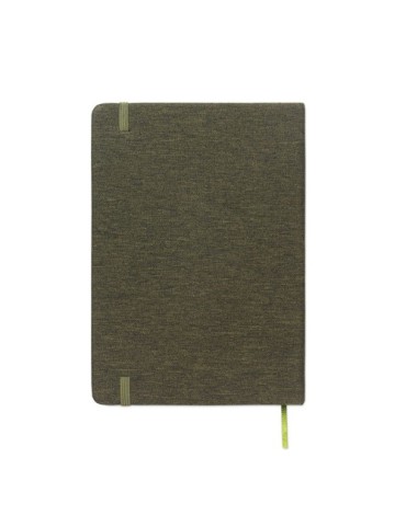 RINBOOK Cahier A5 support de téléphone Matières : papier recyclé Couleurs : vert foncé personnalisation sur mesure