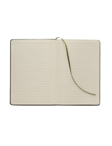 RINBOOK Cahier A5 support de téléphone Matières : papier recyclé Couleurs : vert foncé cadeau entreprise pas cher