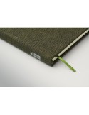 RINBOOK Cahier A5 support de téléphone Matières : papier recyclé Couleurs : vert foncé personnalisation rapide en France