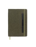 RINBOOK Cahier A5 support de téléphone Matières : papier recyclé Couleurs : vert foncé accessoire événementiel unique