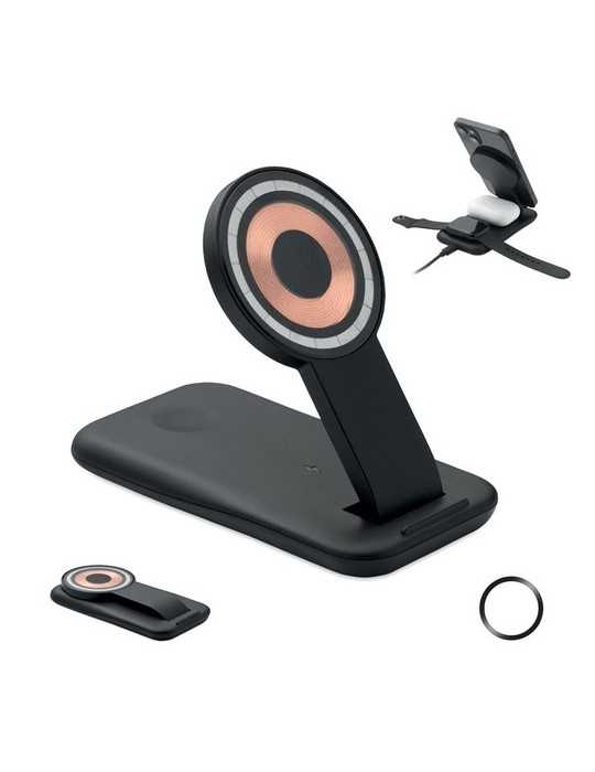 PENDOLESS Chargeur sans fil 3 en 1 15W