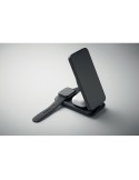PENDOLESS Chargeur sans fil 3 en 1 15W Couleurs : noir cadeau entreprise pas cher