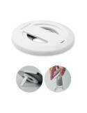 DOSENUNO Support téléphone décapsuleur Matières : ABS Couleurs : blanc personnalisable avec votre logo