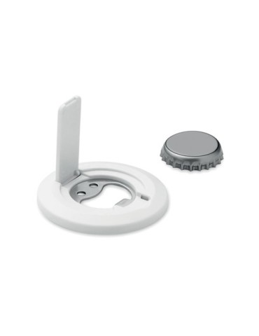 DOSENUNO Support téléphone décapsuleur Matières : ABS Couleurs : blanc personnalisation rapide en France
