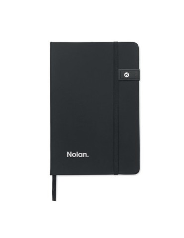 USBNOTE Carnet A5 avec USB intégrée Matières : papier recyclé Couleurs : noir cadeau entreprise pas cher