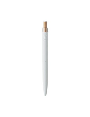 BERGAMO ++ Stylo en aluminium recyclé Couleurs : blanc accessoire événementiel unique