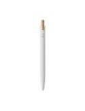 BERGAMO ++ Stylo en aluminium recyclé Couleurs : blanc accessoire événementiel unique