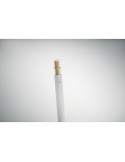 BERGAMO ++ Stylo en aluminium recyclé Couleurs : blanc goodies publicitaire durable