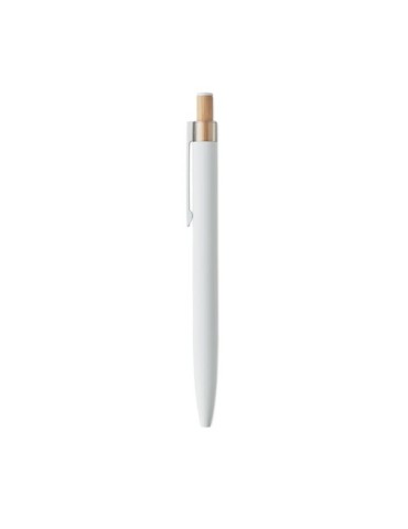 BERGAMO ++ Stylo en aluminium recyclé Couleurs : blanc cadeau collaborateur premium