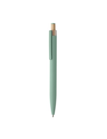 BERGAMO ++ Stylo en aluminium recyclé Couleurs : vert menthe impression haute définition