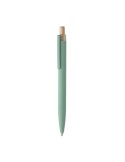 BERGAMO ++ Stylo en aluminium recyclé Couleurs : vert menthe impression haute définition