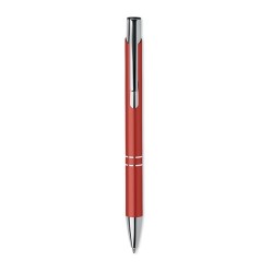 Stylo à bille  en aluminium recyclé personnalisable - BERN RA Matières : aluminium recyclé  Couleurs : rouge livraison express 2