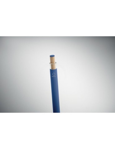 BERGAMO ++ Stylo en aluminium recyclé Couleurs : bleu personnalisation sur mesure