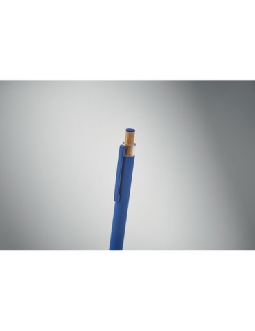 BERGAMO ++ Stylo en aluminium recyclé Couleurs : bleu goodies publicitaire durable