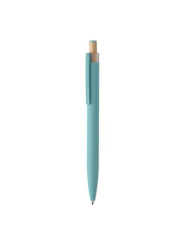 BERGAMO ++ Stylo en aluminium recyclé Couleurs : bleu bébé cadeau entreprise pas cher