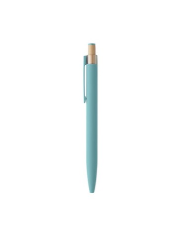 BERGAMO ++ Stylo en aluminium recyclé Couleurs : bleu bébé personnalisable avec votre logo