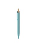BERGAMO ++ Stylo en aluminium recyclé Couleurs : bleu bébé personnalisable avec votre logo