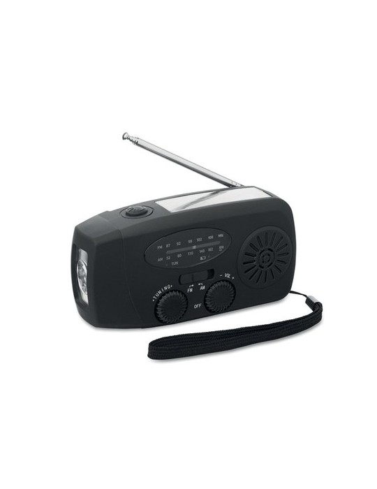 ONDA Radio portable avec torche LED