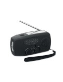 ONDA Radio portable avec torche LED Matières : ABS Couleurs : noir livraison express 24h 48h