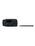 ONDA Radio portable avec torche LED Matières : ABS Couleurs : noir goodies entreprise design