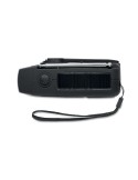 ONDA Radio portable avec torche LED Matières : ABS Couleurs : noir impression logo haute qualité