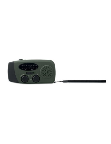 ONDA Radio portable avec torche LED Matières : ABS Couleurs : vert foncé goodies personnalisé en stock