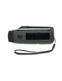 ONDA Radio portable avec torche LED Matières : ABS Couleurs : vert foncé cadeau affaires élégant