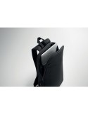 XPANDA Sac à dos extensible 600D RPET Couleurs : noir objet promotionnel éco-responsable