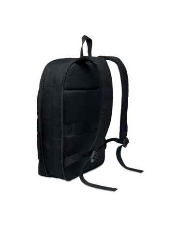 XPANDA Sac à dos extensible 600D RPET Couleurs : noir objet promo petit budget