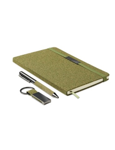 CHIPPEWA SET Coffret cadeau 3 pièces Couleurs : vert cadeau collaborateur premium