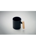 CRENATE Mug en céramique 320 ml Couleurs : noir marquage laser ultra précis