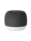 LISTOO+ Enceinte chargeur sans fil 15W Matières : ABS Couleurs : noir personnalisable avec votre logo