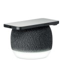 LISTOO+ Enceinte chargeur sans fil 15W Matières : ABS Couleurs : noir impression haute définition