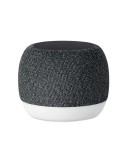 LISTOO+ Enceinte chargeur sans fil 15W Matières : ABS Couleurs : noir objet promotionnel éco-responsable