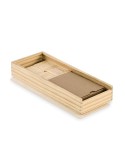 DOMI&CARDS Jeu de dominos et cartes Couleurs : bois cadeau entreprise pas cher