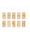 DOMI&CARDS Jeu de dominos et cartes Couleurs : bois livraison express 24h 48h