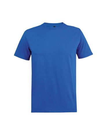 EXPLORER Explorer tee shirt unisexe Matières : coton recyclé Taille textile : XS Couleurs : bleu royal marquage couleur éclatant