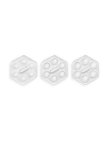 PLATEAU PORTE GOBELETS Matières : ABS Couleurs : blanc 2