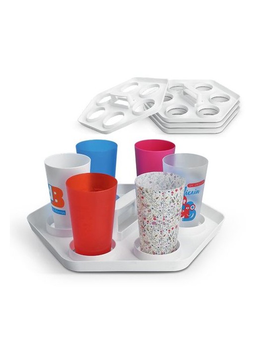 PLATEAU PORTE GOBELETS