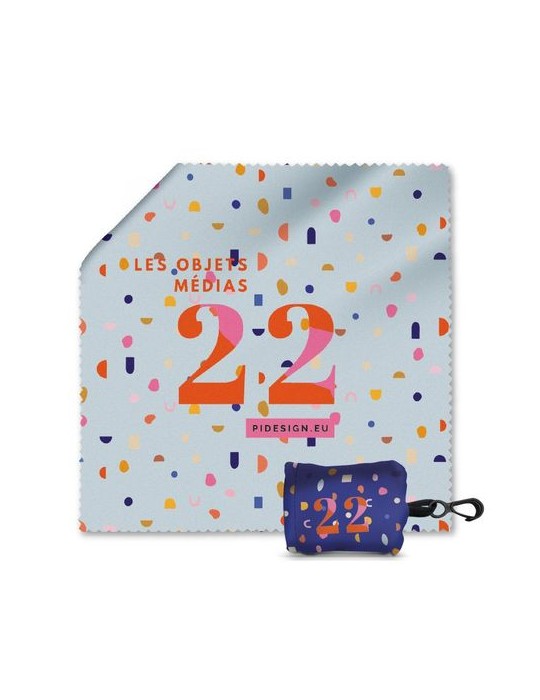 CHIFFON DE NETTOYAGE EN MICROFIBRE  AVEC POCHETTE 150x150mm